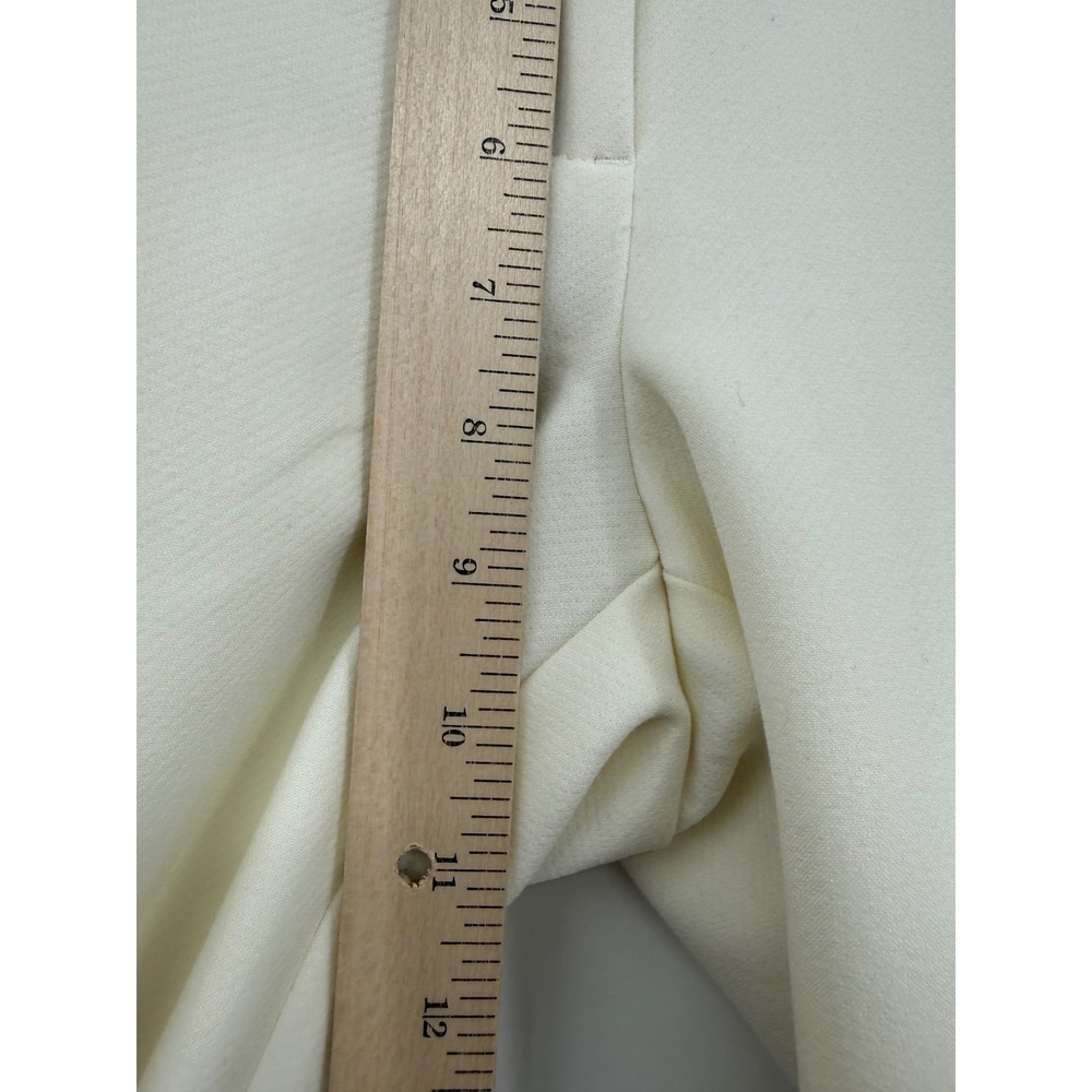 Talbots Pants Womens 4 Petite Beige Cream Hampshire Straight Leg Career Dress - Picture 6 of 9